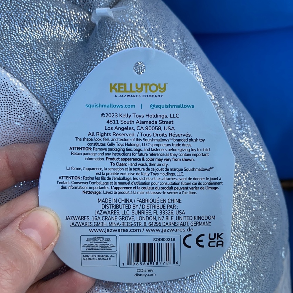 Original Squishmallows Mickey Mouse Disney 100 Retail Special SilverGlitter NWTS - Picture 6 of 10